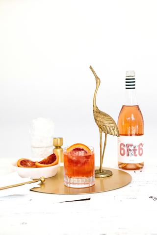 Rosé and Gin Negroni