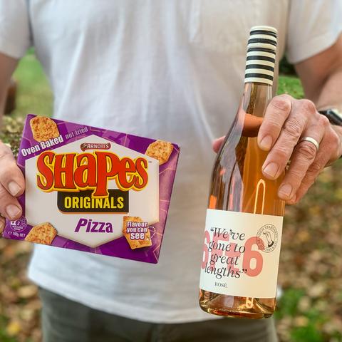 Arnotts Pizza Shapes and Rosé