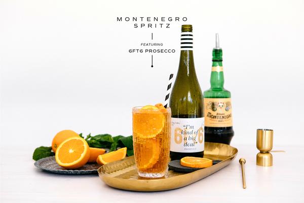 Montenegro Spritz - Prosecco Cocktails