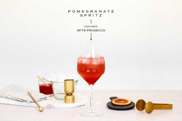 Pomegranate Spritz Prosecco Cocktails