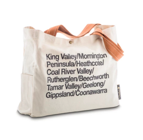 wine regions tote bag