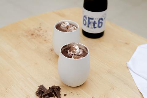 red wine hot chocolate, 6ft6 cocktail recipe