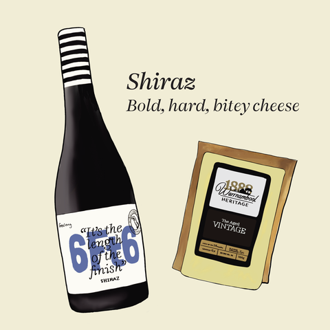 what cheese to pair with shiraz