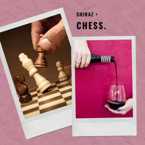 chess and shiraz