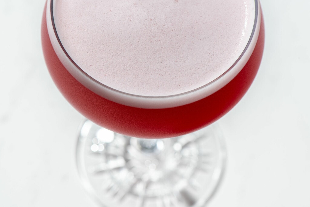 pinot gin sour cocktail